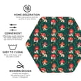 thumbnail image 3 of Lsque Mushroom House Pattern 4" Drink Coasters Set of 4, PVC Leather Absorbent Coasters, Table Coaster Set Decorative Coffee Cup Coasters Housewarming Gift -Hexagon, 3 of 6