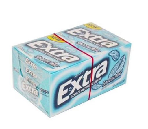 Extra Smooth Mint Sugarfree Gum (Pack of 10)