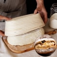 thumbnail image 4 of Banneton ovalado de ratán, herramientas para hornear, fermentación de masa, cesta de prueba de pan (C) Ehuebsd Libre de BPA, 4 of 9