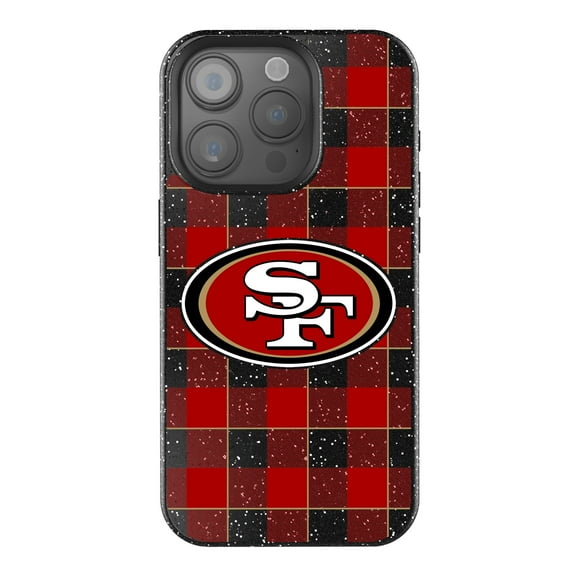 Keyscaper San Francisco 49ers Plaid Bling iPhone Case