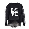 thumbnail image 4 of EQWLJWE Chemises à Manches Longues pour Femmes Décontractées en Liquidation, Chemises d'Été pour Femmes 2024 Tendance Vacances, Sweat à Capuche Imprimé Col Rond Automne pour Femmes, 4 of 4
