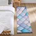 thumbnail image 3 of Yayeee Runner Rug for Bedroom 2'x6' Machine Washable Hallway Non Slip Mat, Purple Art Pattern, 3 of 8