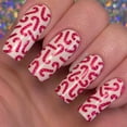 thumbnail image 2 of Whats Up Nails - Red All Over Stamping Polish (Red Holo), 2 of 10