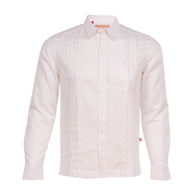 Camisa Manga Larga color Blanco Extra Grande