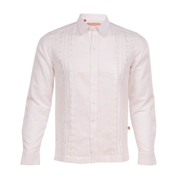 Camisa Manga Larga color Blanco Extra Grande