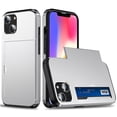 thumbnail image 1 of Card Holder Phone Case For Iphone 14 Plus 6.7 inch ,Tpu + Pc Dual Layer Protective Cover, 1 of 5