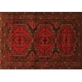 thumbnail image 1 of Ahgly Company Indoor Rectangle Persian Orange Traditional Area Rugs, 7' x 10', 1 of 1
