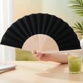 thumbnail image 4 of Vjnyvs Folding Hand Fan Portable Performance Fan Spanish Handheld Fan for Dancing Wedding Party Props Decorations, 4 of 7