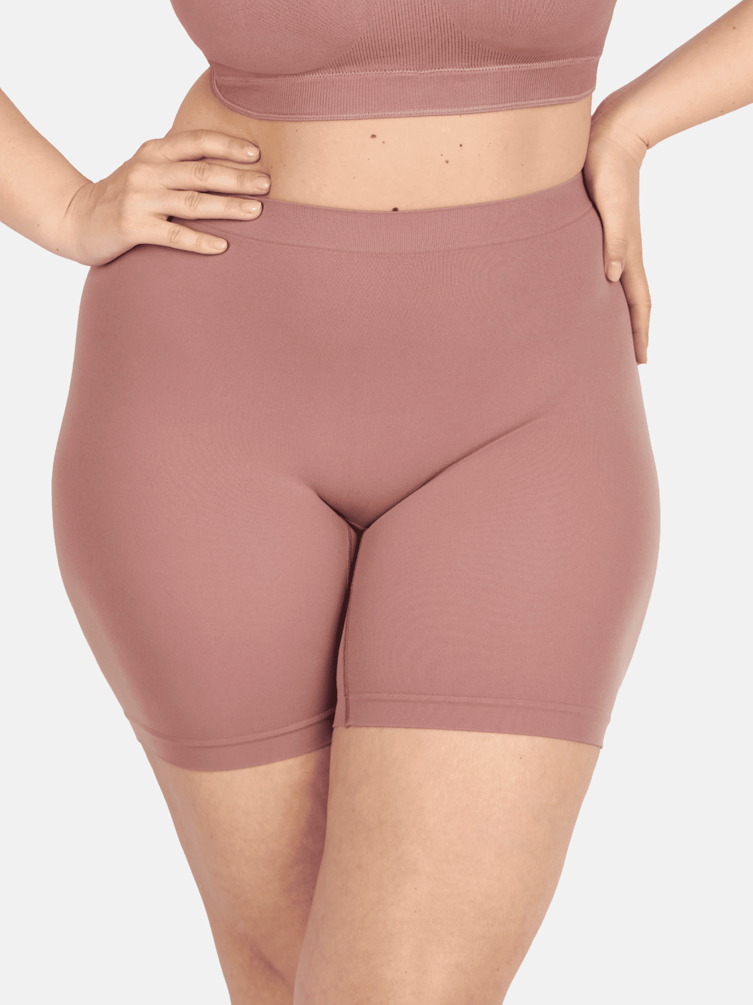 Fit for Me by Fruit of the Loom Women's Plus Size Seamless Short, 2-Pack, Sizes 1X-4X