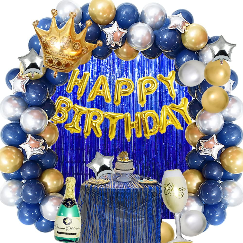 Blue Balloons Garland Arch Kit 48 Pieces Royal Blue Balloons With blue-balloons-garland-arch-kit-48-pieces-royal-blue-balloons-with