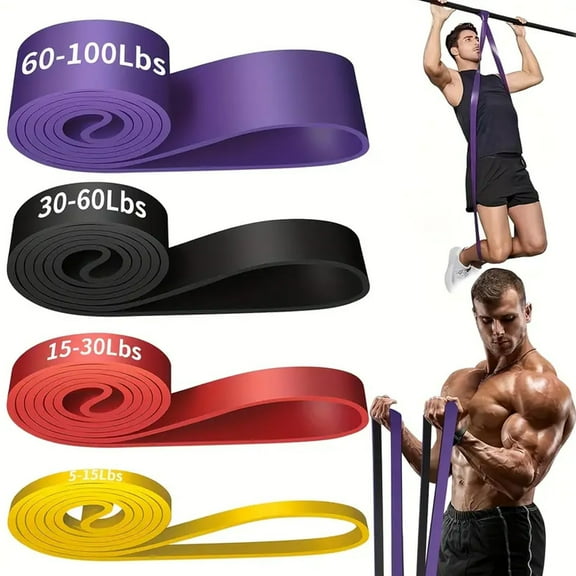 FORICOM Resistance Bands, Pull-Up Assist Bands - Fitness Bands, Exercise Bands, Long Resistance Bands Set for Fitness, Training, Physical Therapy for Men and Women