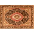 thumbnail image 1 of Ahgly Company Indoor Rectangle Medallion Orange Traditional Area Rugs, 2' x 3', 1 of 1
