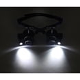 thumbnail image 4 of JM Aumento 10x 15x 20x 25x, lupa con luz LED ajustable para joyeros JM, 4 of 5