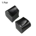 thumbnail image 3 of Uxcell 1pair Heel Repair Replacement 1.85"x1.85" High Chunky Heel DIY for Women Shoe, Black, 3 of 5