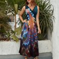 thumbnail image 3 of Octopus in The Mysterious Ocean Sleeveless Dress Female Clothing Dress Women Summer 2025 Dress, 3 of 6