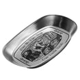 thumbnail image 2 of Plato de hojalata retro europeo con forma de barco, bandeja de hojalata vintage, plato de metal retro para aperitivos y frutas, estilo cosecha., 2 of 12