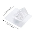 thumbnail image 2 of PAMINGONO 2Ud Soportes Para Ducha De Pared Ajustables En Material ABS Transparente Uso En, 2 of 8