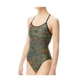 thumbnail image 1 of Tyr Women's Atomic Durafast OneTrinityfit Swimsuit  Black/Multi Size 30, 1 of 2