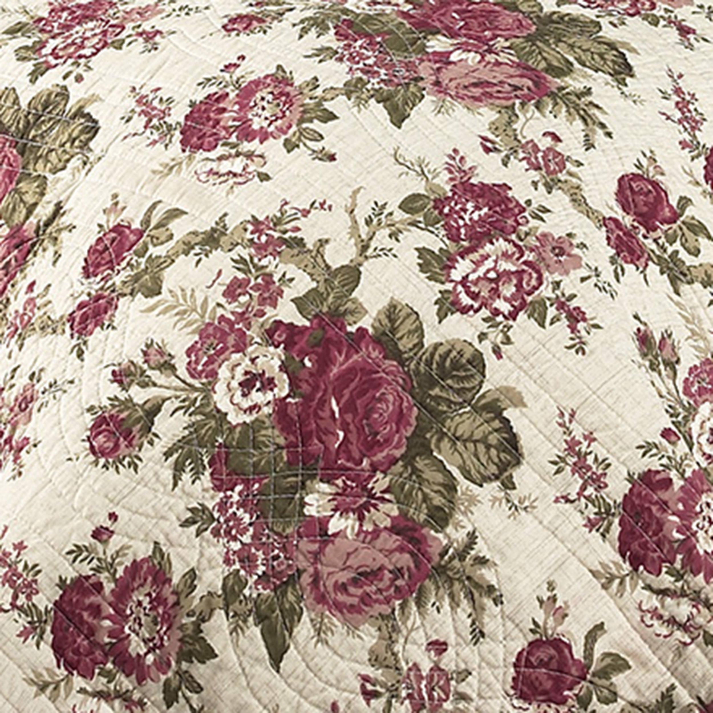 waverly norfolk reversible quilt set