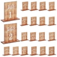thumbnail image 2 of Wooden Table Number Plates Wedding Decoration Banquet Wooden Plates Restaurant Decoration Decorations Wedding Party Photo Props, 2 of 9
