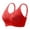 Red, variant on Seamless Wireless Comfort Bra for Everyday Wear Full Coverage T Shirt Support Breathable Soft Everyday Bra for All Seasons, 42, Red
