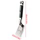 thumbnail image 3 of Pinzas de cocina y espátula de pescado 2 en 1 de acero inoxidable | Pala multiusos con pinza para servir | Utensilio de cocina ergonómico apto para lavavajillas, 3 of 3