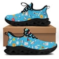 thumbnail image 1 of Zapatillas deportivas blancas de diseño de marca para mujer, zapatos de enfermería con estampado para exteriores, informales, con cordones, planas, calzado deportivo., 1 of 6