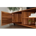 thumbnail image 6 of TV Console Table Storage Cabinet for TVs Up to 70", TV Stand Media Console Cabinet Large Entertainment Center with Storage for Living Room, Walnut, 6 of 8