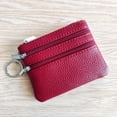 thumbnail image 1 of Monedero de piel auténtica, bolso multifuncional para llaves, tarjetero, bolso de mano corto, bolso para llaves, cartera pequeña para mujer, 1 of 5