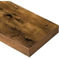 thumbnail image 6 of Bathroom Floating Shelves for Wall - 15.7" Wall Mounted Shelf Over Toilet Farmhouse Home Decor Display Bookshelf Small 15.7 x 6.7 inch Set of 2, Rustic Brown, 6 of 6