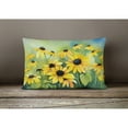 thumbnail image 4 of Carolines Treasures DAC1667PW1216 16 x 12 in. Unisex Maryland Black-Eyed Susans in Watercolor Fabric Decorative Pillow, 4 of 4