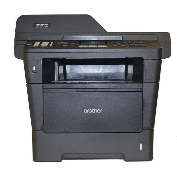 Restored Brother MFC-8810DW Wireless Monochrome Laser Printer – 40 PPM, Print/Scan/Copy/Fax, Advanced Duplex, Wireless Networking