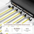 thumbnail image 5 of Pilates Reformer,91-Inch Professional Pilates Machine with 800LBS Capacity,Pre-Installed,Silent Smooth Glide,Adjustable Height, 5 of 7