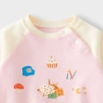 thumbnail image 5 of mgoYE Unisex Baby Girls Boys Infant Toddler Long Sleeve T-Shirts,Graphic Cartoon Cute Animals Print Comfort Crewneck Tee(Pink,12-18 Months), 5 of 6