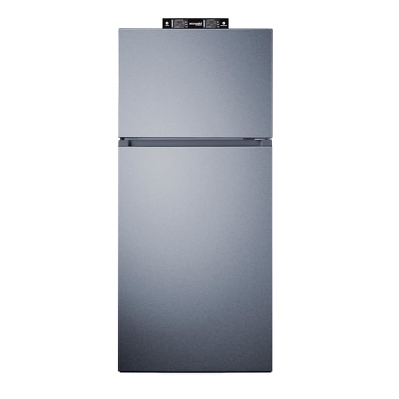 Summit 30” Break Room Refrigerator - Freezer, 18 cu.ft. Capacity, ENERGY STAR Certified, Stainless Steel - BKRF18SS2