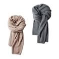 thumbnail image 1 of 2 uds bufandas largas de moda mujeres hombres adultos Unisex deportes cálido bufanda envuelve chales gris oscuro jinwen bufanda de invierno, 1 of 8