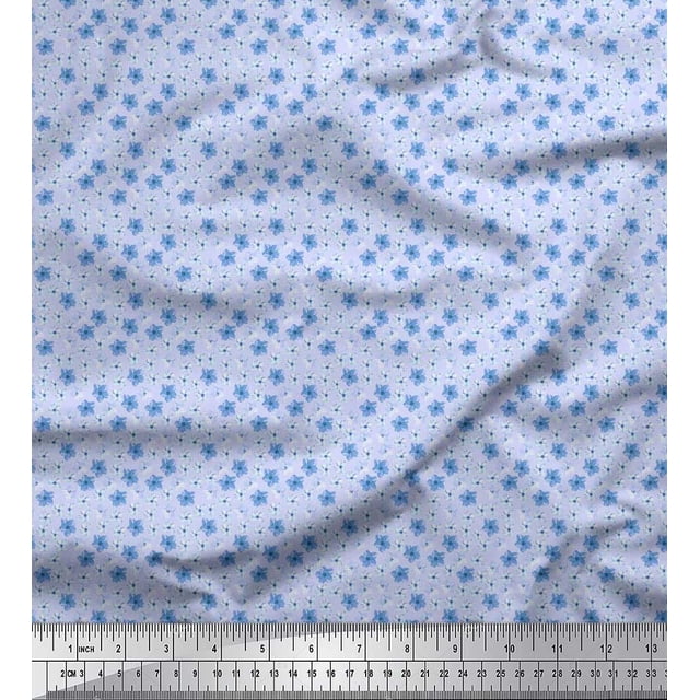 Soimoi Toile Imprimée de Canard en Coton 1 Yard 56 Inch Wide