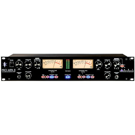 ART ProMPA II - 2-Channel Tube Mic Preamp (Best Preamp For Home Studio)