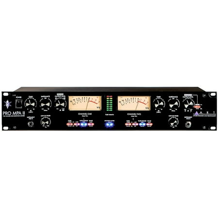 Pro Channel Tube Mic Preamp - ART ProMPA II - 2-Channel Tube Mic Preamp