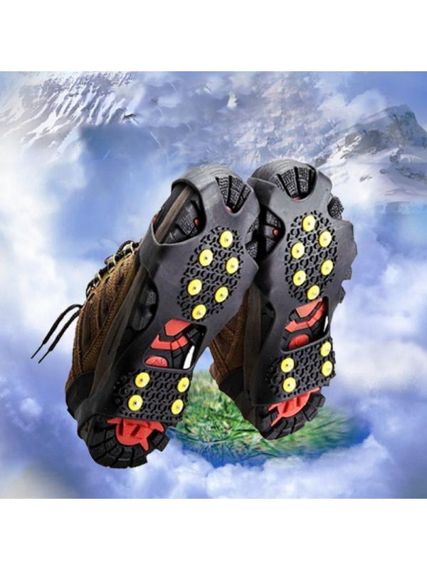 AntiSkid Ice Climbing Shoe Grips Crampons Cleats Overshoes Crampons