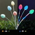 thumbnail image 4 of Qocolhg 1 Pack Solar Easter Egg Lights Outdoor, Colorful Garden Swaying Firefly Light Easter Lights Waterproof Solar Stake Light for Pathway Landscape Lawn Yard Porch Patio Spring Easter Decorations, 4 of 6