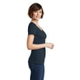 thumbnail image 3 of District Made Ladies Perfect Weight Scoop Tee-XS (New Navy), 3 of 6