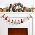 thumbnail image 1 of Cartel de madera Garland Cinnvoice para árbol de Navidad, 2,5 m, rojo y verde, 1 of 7