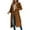 Brown, variant on Baberdicy Lady Trench Coat Women's Trench Coat Long Double Breasted Fall Fashion 2023 Classic Lapel Slim Overcoat Outerwear with Belt Trenchcoat Women's Black