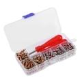 thumbnail image 2 of 242 Pcs Kit d'Outils de Retrait de Valve Universel pour Climatisation de Voiture R134a, 2 of 6