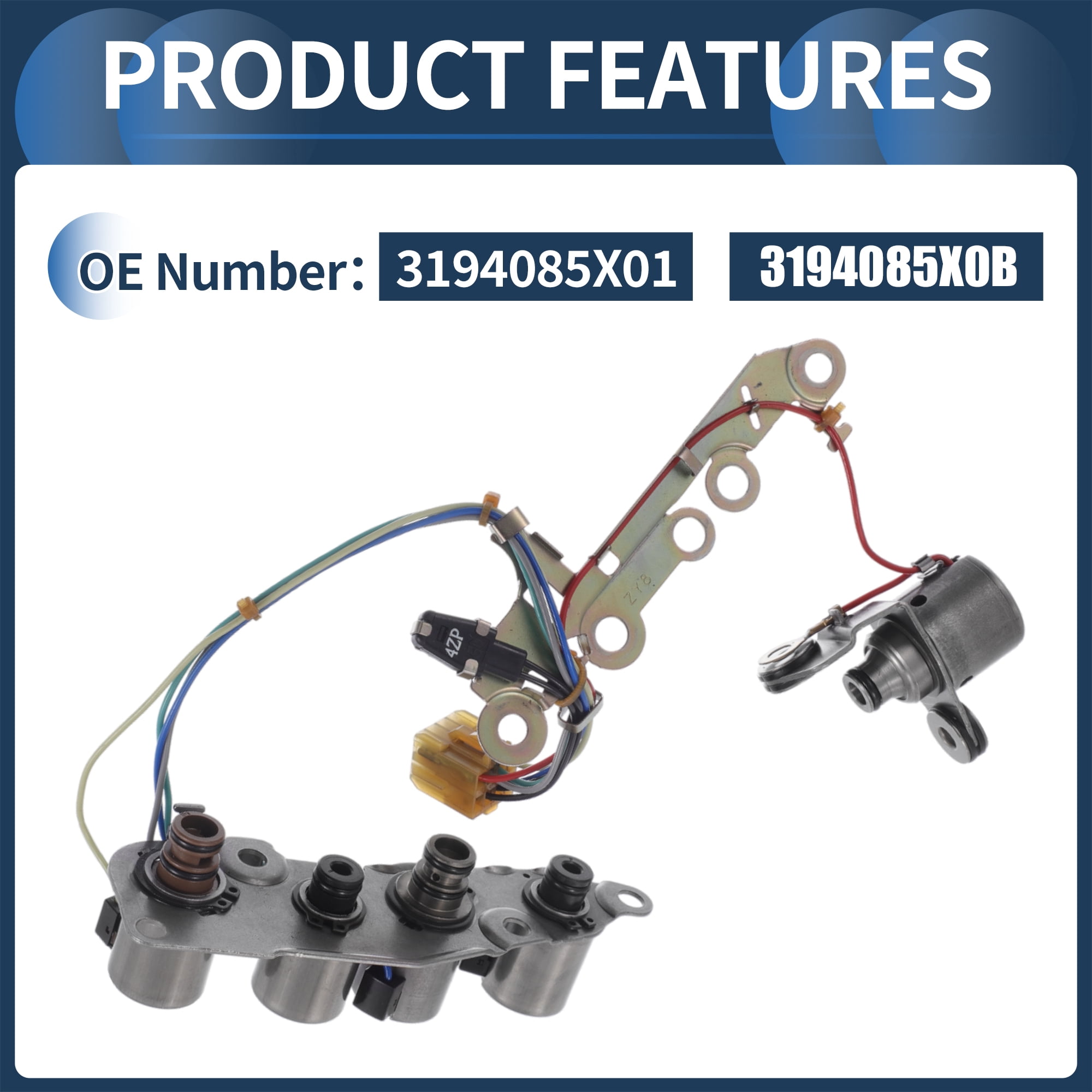 Unique Bargains Transmission Solenoid Valve Kit for Nissan Altima 2002-2004
