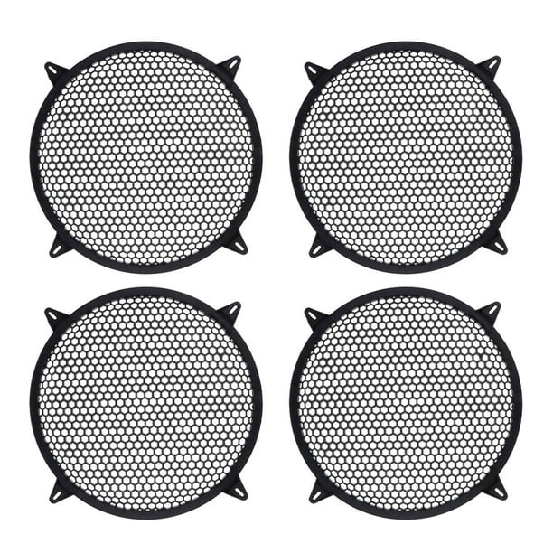 4X Cubierta de Amplificador de Altavoz de Rejilla de Subgraves Grill Mesh Car - 10 Pulgadas
