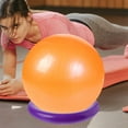 thumbnail image 3 of Beaupretty Round Inflatable Yoga Ball Stand in Purple with Fixed Ring for Secure Yoga Ball Holding, 3 of 7