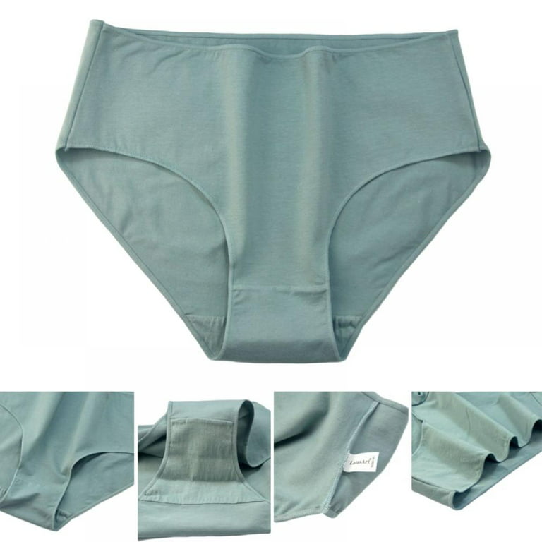 Trufeeling L-6XL 2 Colors Mid-Rise Women Ultra Thin Elastc Panties Female Comfort  Plus Size Underwear Big Hip Briefs