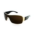 thumbnail image 1 of KHAN Sunglasses Shield 3635 - Brown, 1 of 1